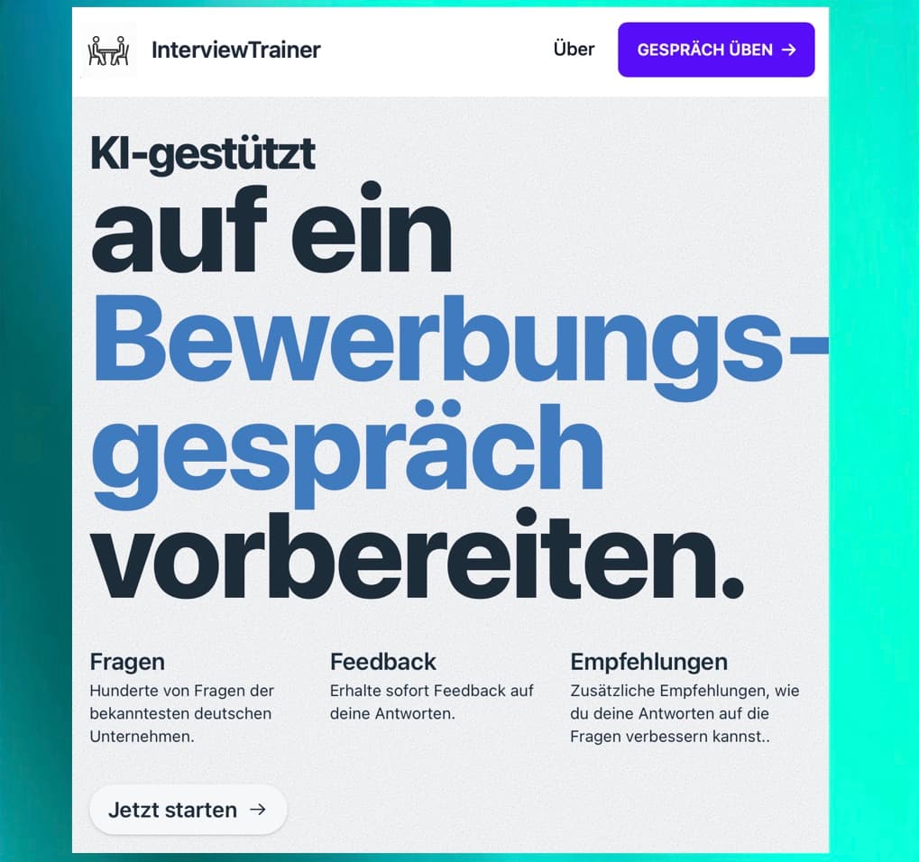 KI-Interviewtrainer