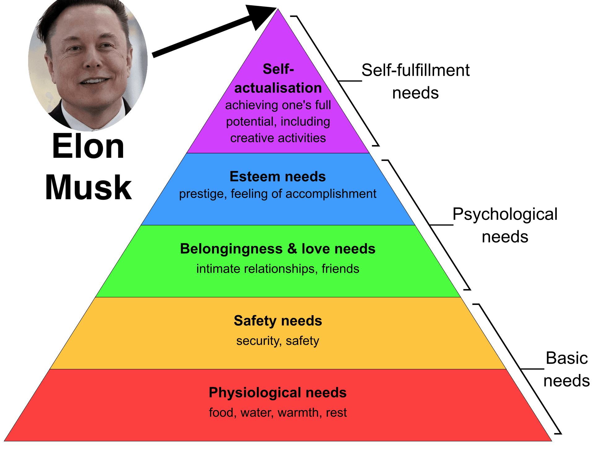 Elon and Maslow