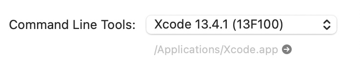 xcode comand line tools